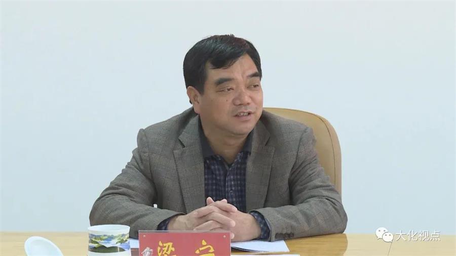 梁宁主持召开大化乡村振兴工作专题会议